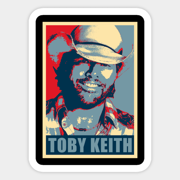 Toby Keith Don't Let The Old Man In Sticker by mayamaternity